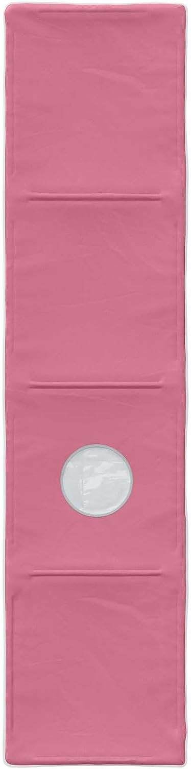Bettunnel 2 Stück Rosa aus Polyester 211 x 52,5 x 2 cm, Zubehör für Doppelbett Lattenrost mit Stützf