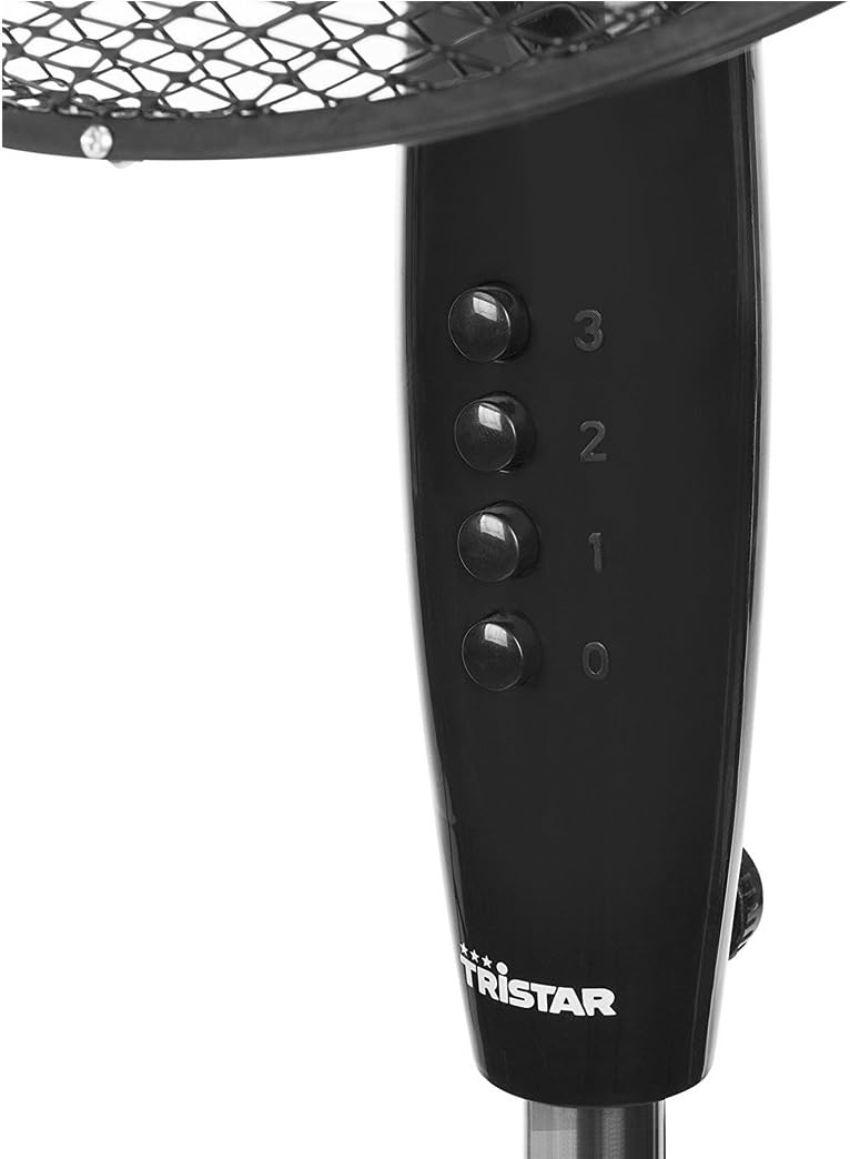 Tristar Standventilator – 40 cm Durchmesser/höhenverstellbar mit 3 Leistungsstufen, VE-5894