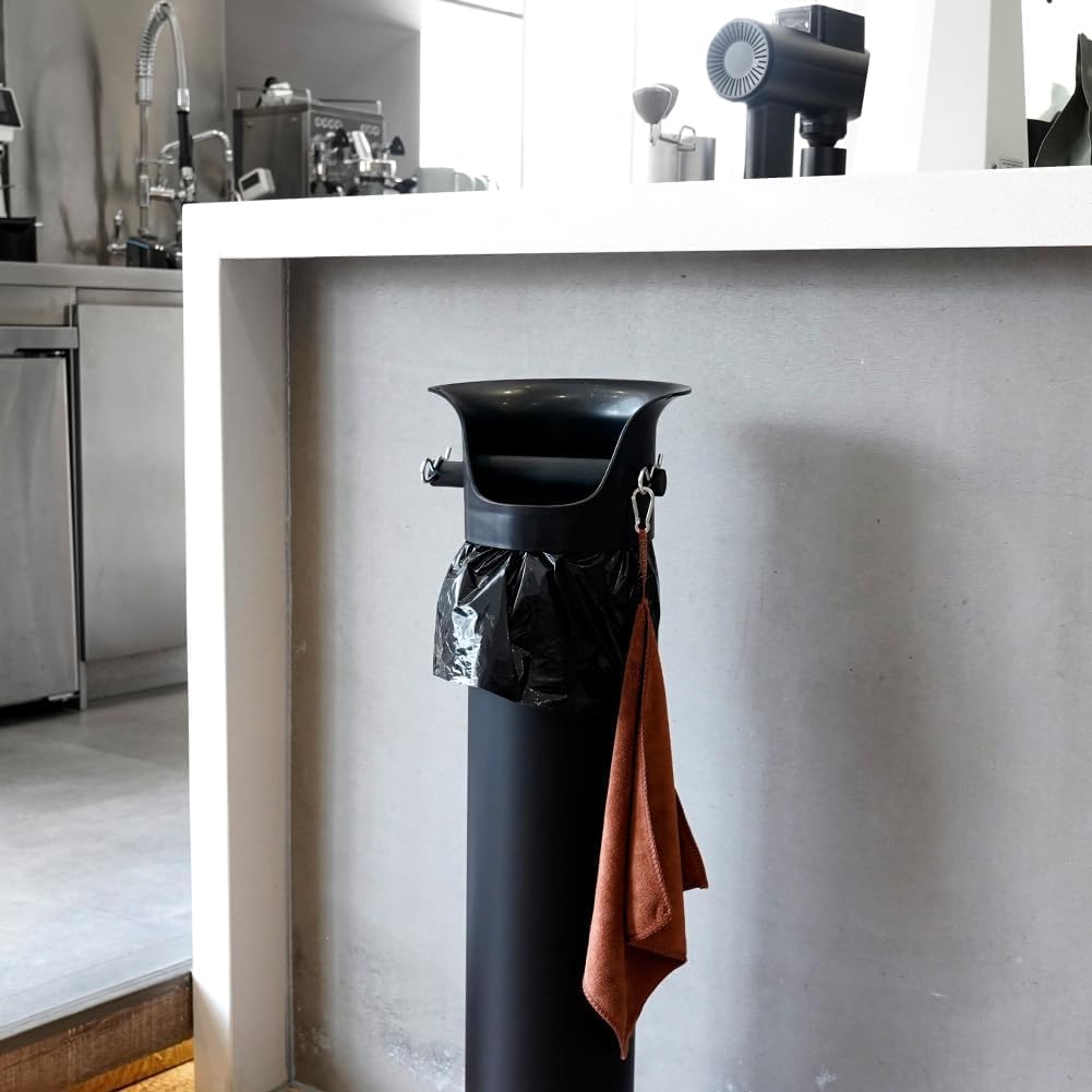 Qcwwy Coffee Knock Box Kaffeesatz-Sammelbehälter Bodenstehender Kaffeesatz-Sammelbehälter für die Kü