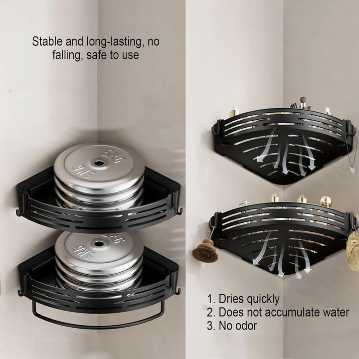 3er-Pack Dusch-/Küchen-Organizer, Caddy, Badezimmer-Caddy, wasserdicht, grosses Fassungsvermögen, Ku