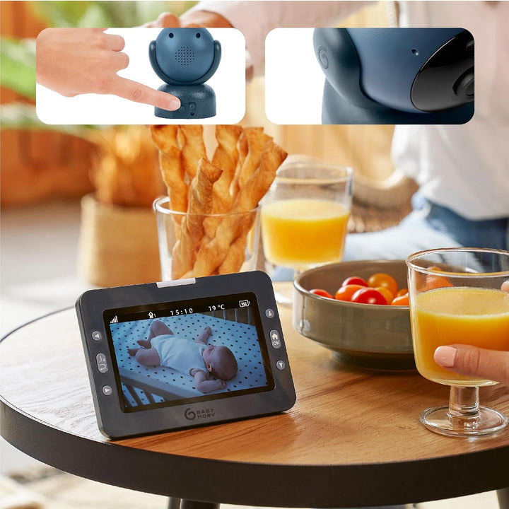 Babymoov Babyphone mit Kamera YOO Master+ HD – 5"-Display, 360°-Kamera, Nachtsicht & Zoom, VOX-Modus