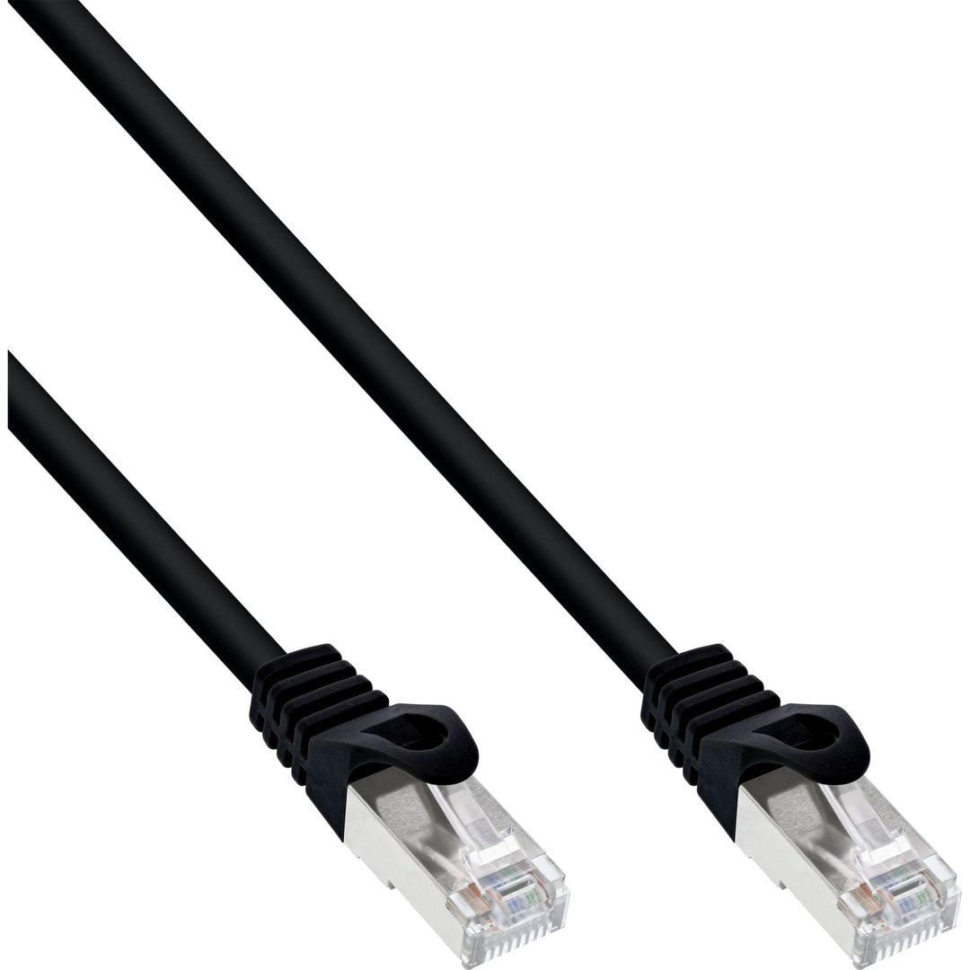 InLine 72525S Patchkabel, SF/UTP, Cat.5e, schwarz, 25m