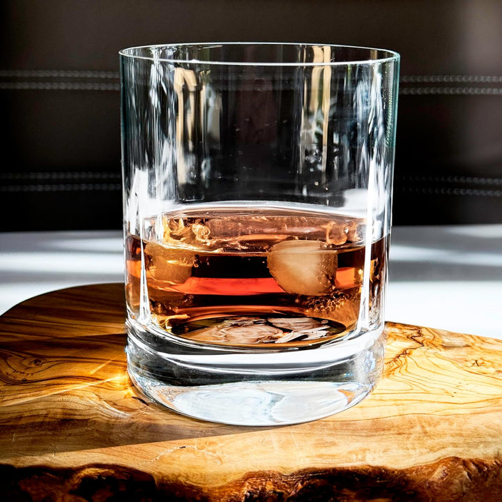 contento | Whisky-Glas personalisiert – FOTO‑Gravur im Glasboden – eigenes Bild im Boden gelasert– G