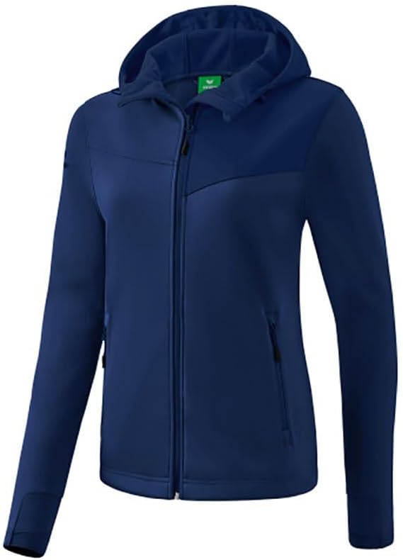 Erima Damen Performance Softshell Jacke 34 New Navy/Dark Sky, 34 New Navy/Dark Sky
