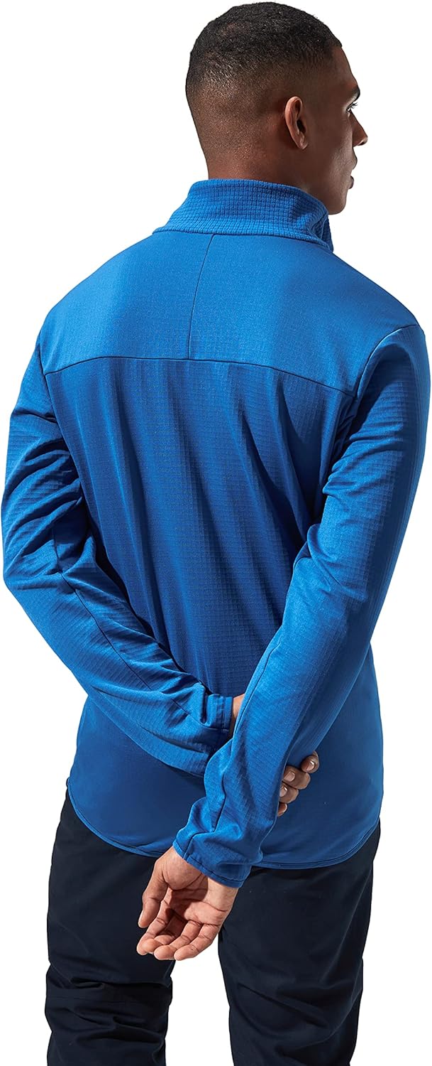 Berghaus Herren Keppla Superwarmer Pullover mit halbem Reissverschluss S Blau, S Blau