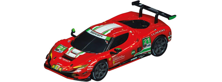 Carrera - 20064242 GO!!! Ferrari 296 GT3 AF Corse, No.21 | Massstab 1:43 Slotcar | Kompatibel mit GO