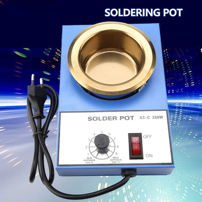 Löttopf,220V 80mm Solder Pot Soldering Desoldering Bath (EU Plug) Löttopf, 220V 100mm Elektronischer