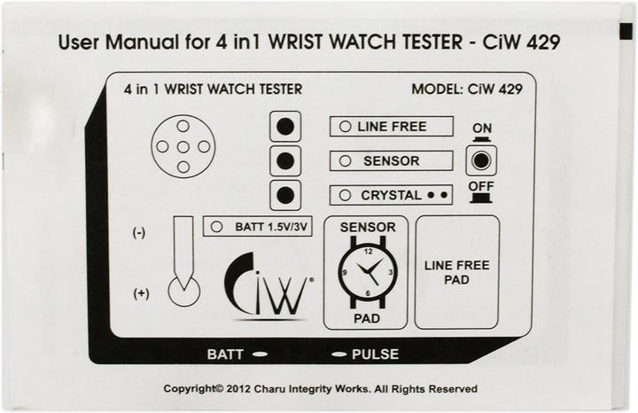 4-in-1-Quarzuhr-Tester