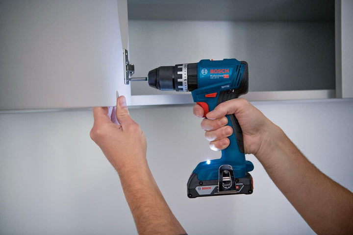 Bosch Professional 18V System Akku Schlagbohrschrauber GSB 18V-45 (Drehzahl 1.900 min⁻¹, inkl. 2x 3.