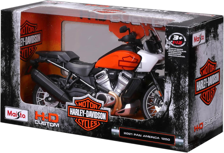 MAISTO Harley Davidson Pan America 1250 ´21 - Modellmotorrad 1:12 Originalgetreues Sammlermotorrad S