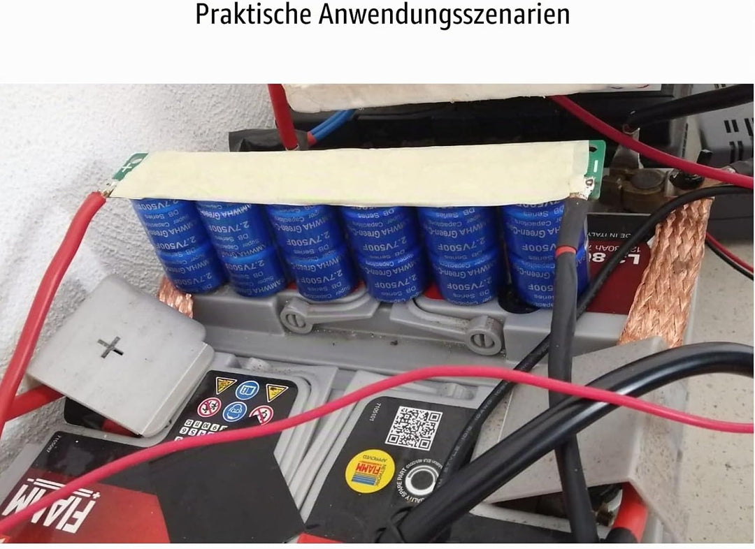 Telituny Super Farad Kondensator, 1 Satz 16V 83F Super Farad Kondensator Low ESR Kondensator mit Sch