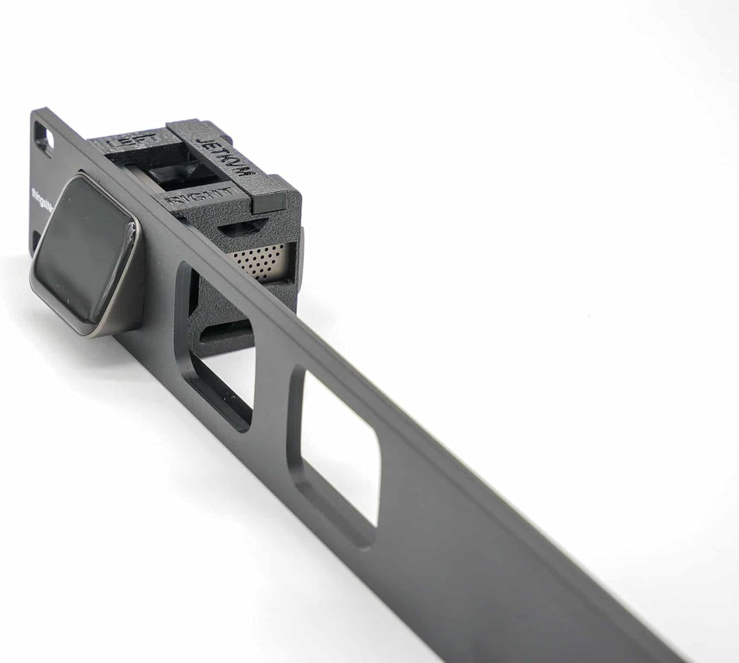 Rackhalterung für 3 Stück JetKvm - 2 Abdeckplatten
