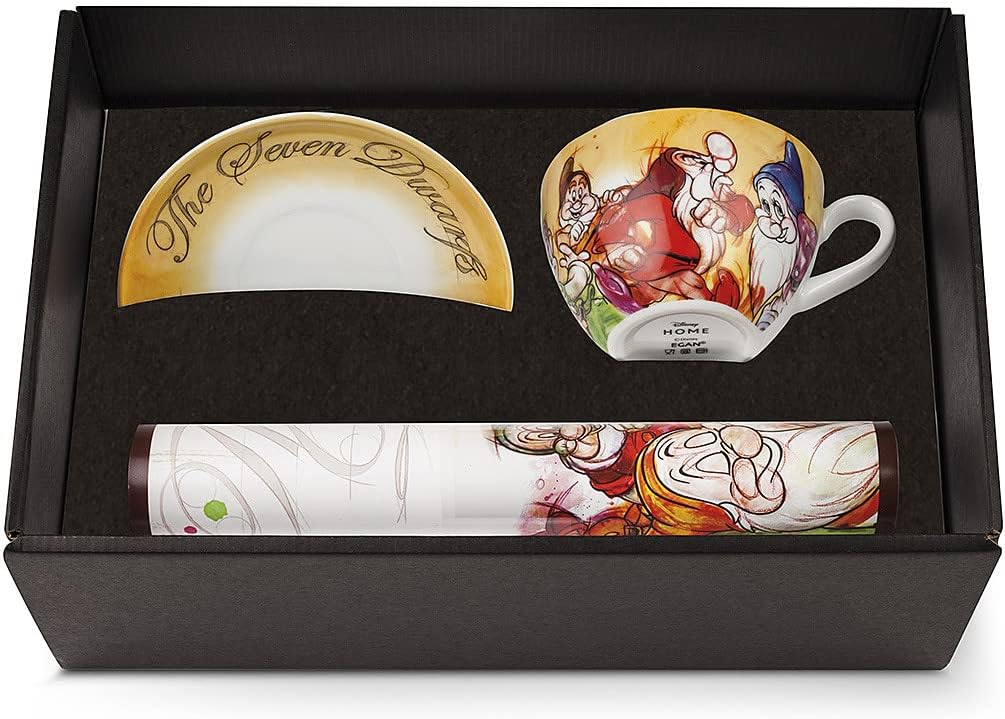 Egan 133013 Frühstückstasse + Tischset Americana 7 Zwerge Disney 133013