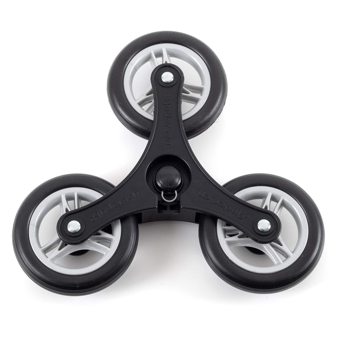 Andersen Ersatzrad für Treppensteiger Einkaufstrolley, 3 x Ø 130 mm, Dreikranzrad für Royal, Royal X