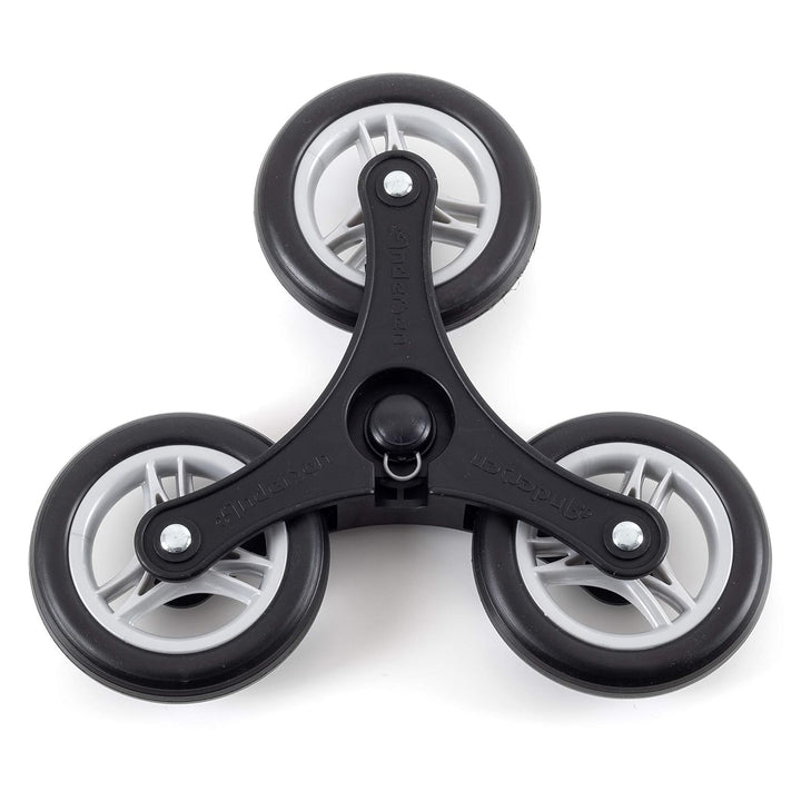 Andersen Ersatzrad für Treppensteiger Einkaufstrolley, 3 x Ø 130 mm, Dreikranzrad für Royal, Royal X