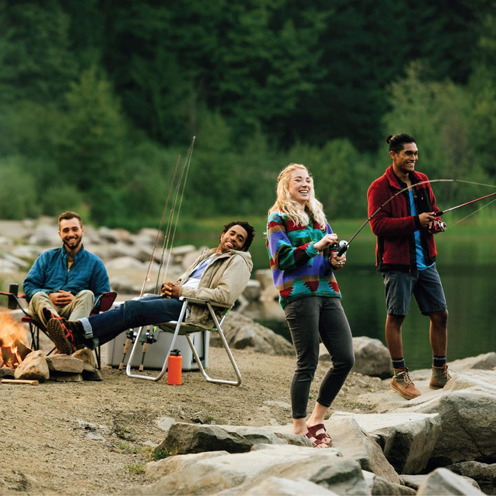 Zebco 888 Spincast Angelrolle, 3 Kugellager (2 + Kupplung), sofortige Rücklaufsperre, glatte Drehsch