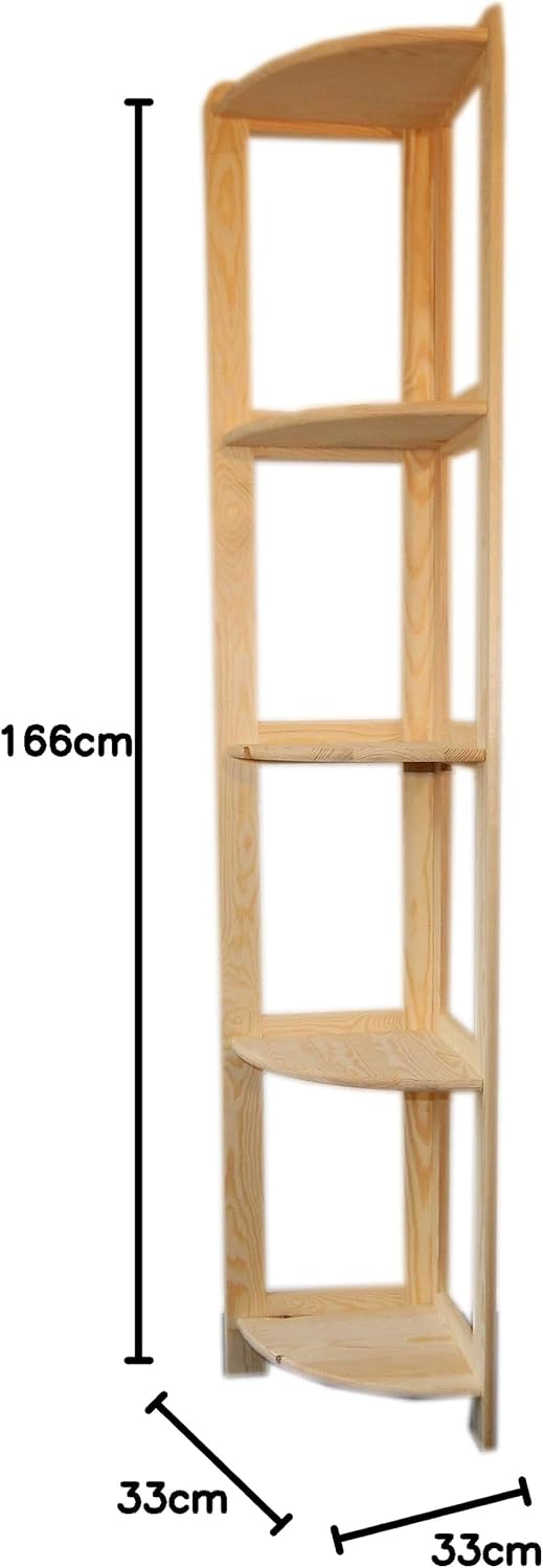 Eckregal Holzeckregal ECK-11 Regalecke Holzregal Regal NEU!!! Exclusiv. 166x33x33