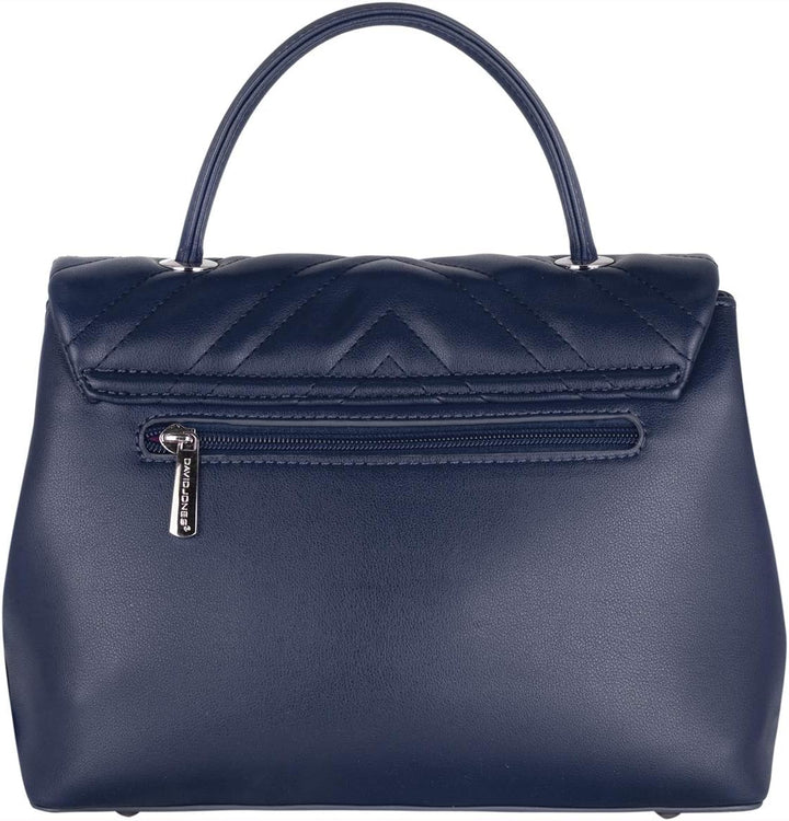 David Jones - Damen Umhängetasche - Frau Handtasche Gesteppte PU Leder - Steppmuster Tasche Mittelgr