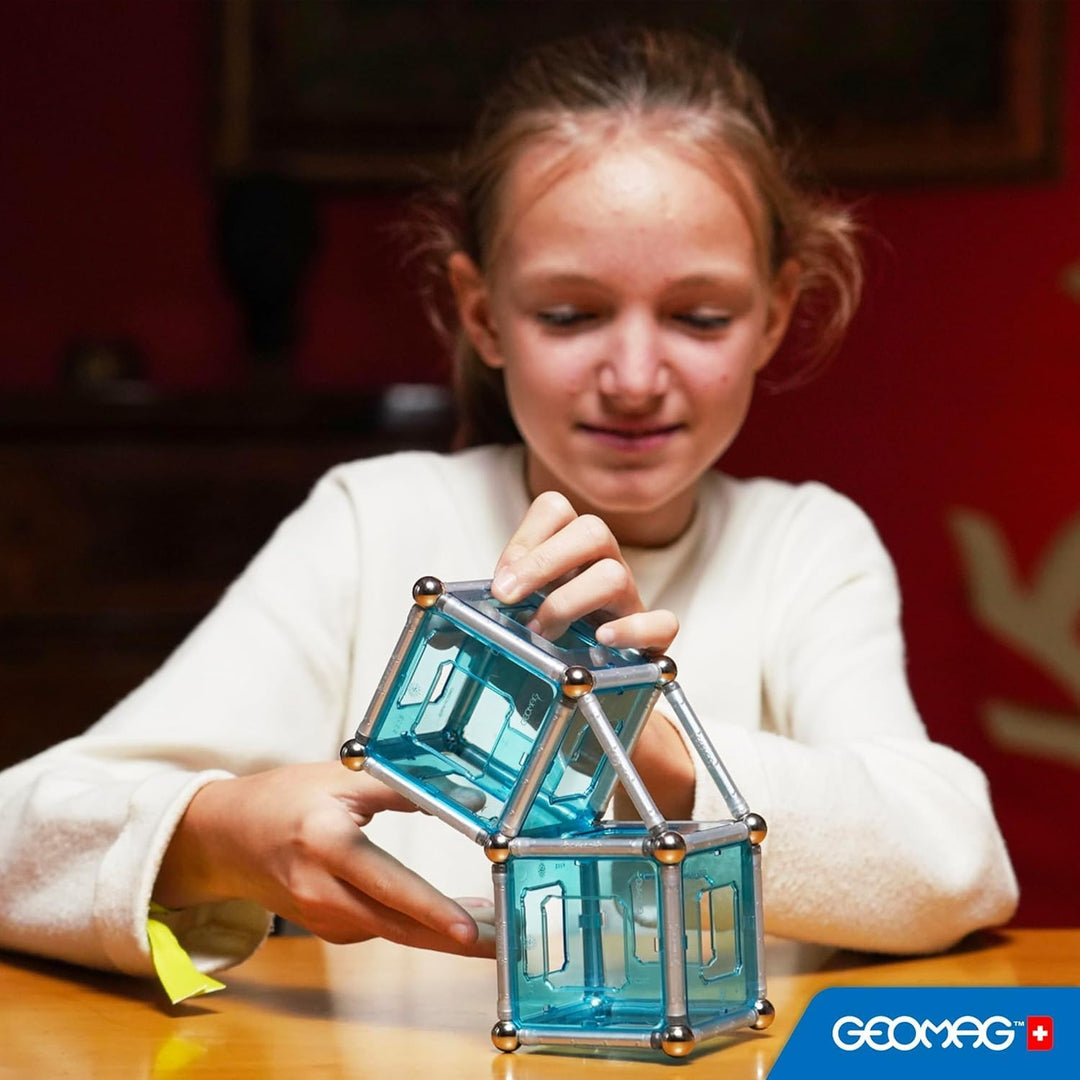 GEOMAG - PRO-L Skyline New York 174 Teile - Magnetische Baustein für Kinder ab 8 Jahren - Hergestell