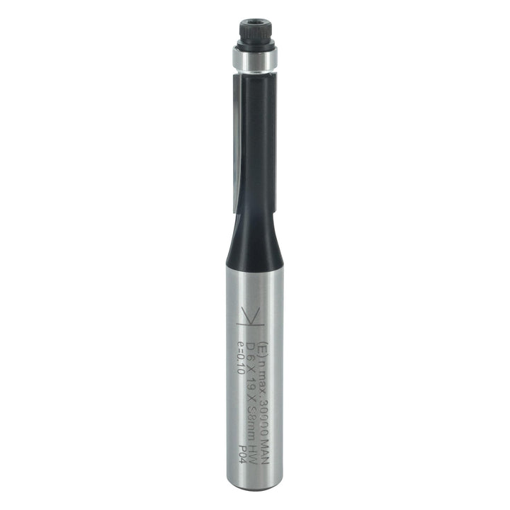 ENT 13579 Bündigfräser HW, Schaft (S) 8 mm, Durchmesser (D) 6 mm, NL 19 mm, GL 64 mm, SL 32 mm, mit