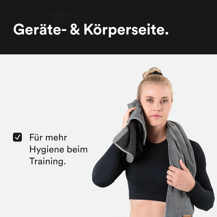 STRYVE Fitness Handtuch – Towell Plus Original aus DHDL – Mit Magnet und Reissverschluss Tasche - Fi