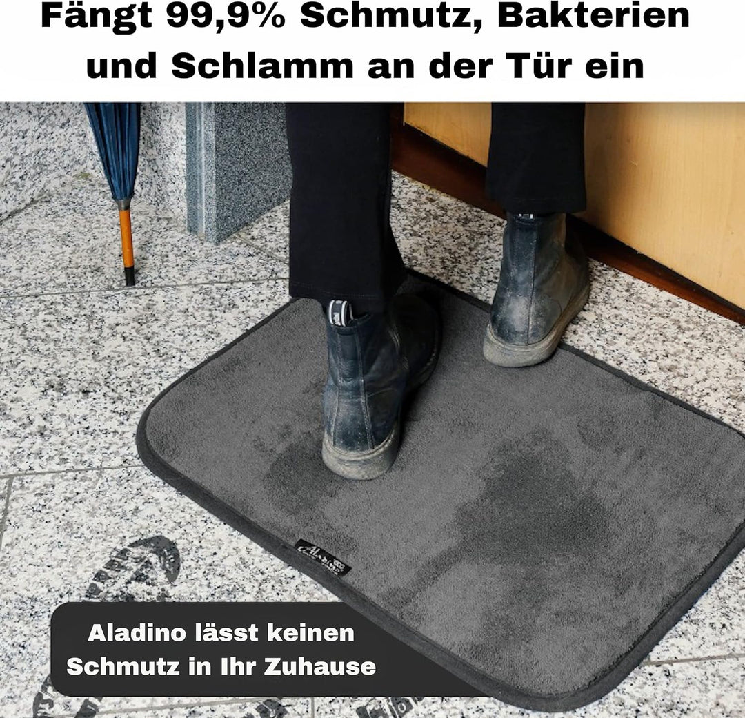 Aladino il tappeto Magico® Premium Fussmatte Für Den Eingangsbereich - Waschbarer Teppich Schmutzfan