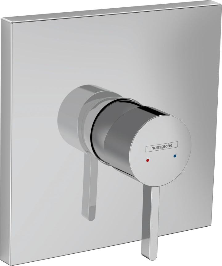 hansgrohe Wannenarmatur Finoris, Unterputz Brausebatterie, Duscharmatur für 1 Funktion, Chrom Chrom