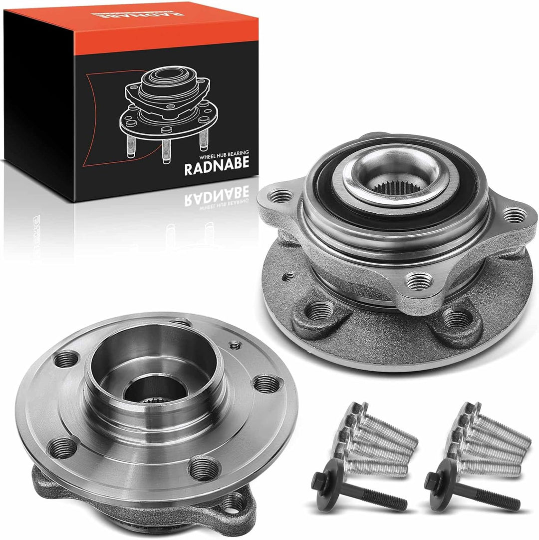 Frankberg 2x Radnabe Radlagersatz Vorne Links Rechts Kompatibel mit V70 II 285 P80 2.0L-2.5L 1999-20
