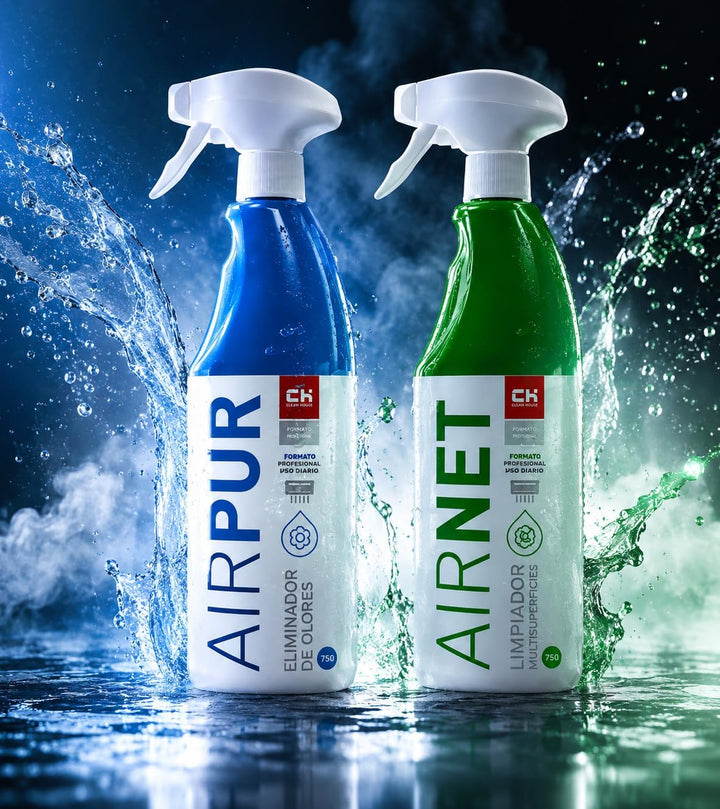 Recamania Airnet + Airpur Sprühreiniger, entfernt Gerüche, Klimaanlage, 750 ml