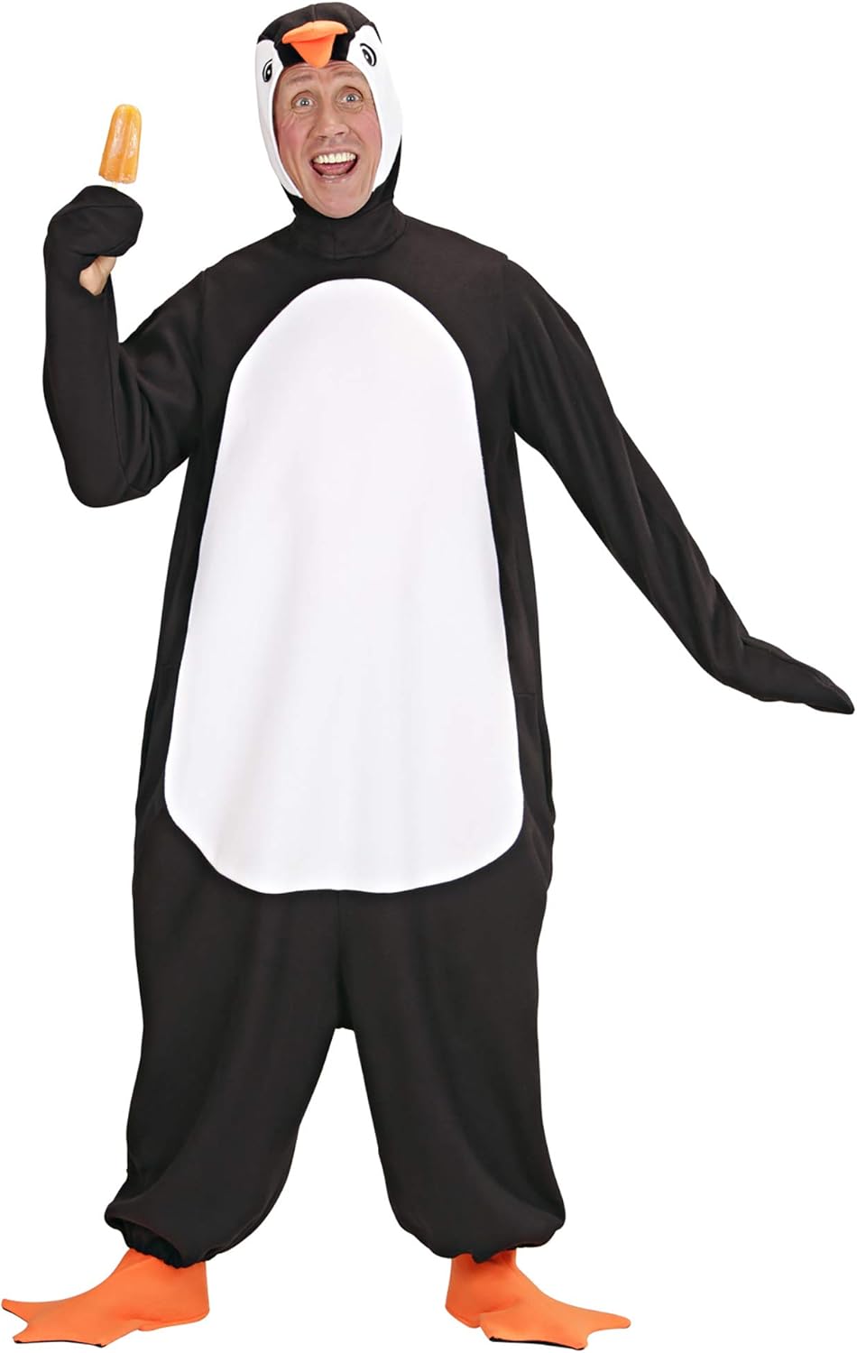 "PENGUIN" (jumpsuit, headpiece with mask, paws) - (M), M
