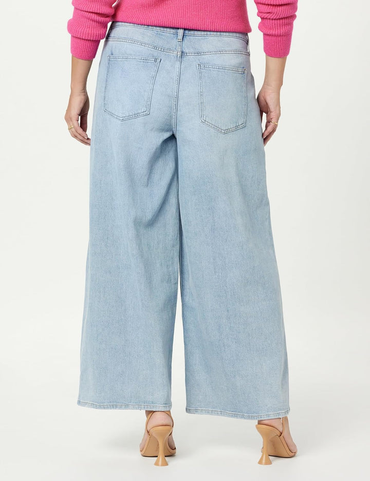 The Drop Damen Jeans Jeans, Frida Relaxed Fit 26 Helles Indigoblau, 26 Helles Indigoblau