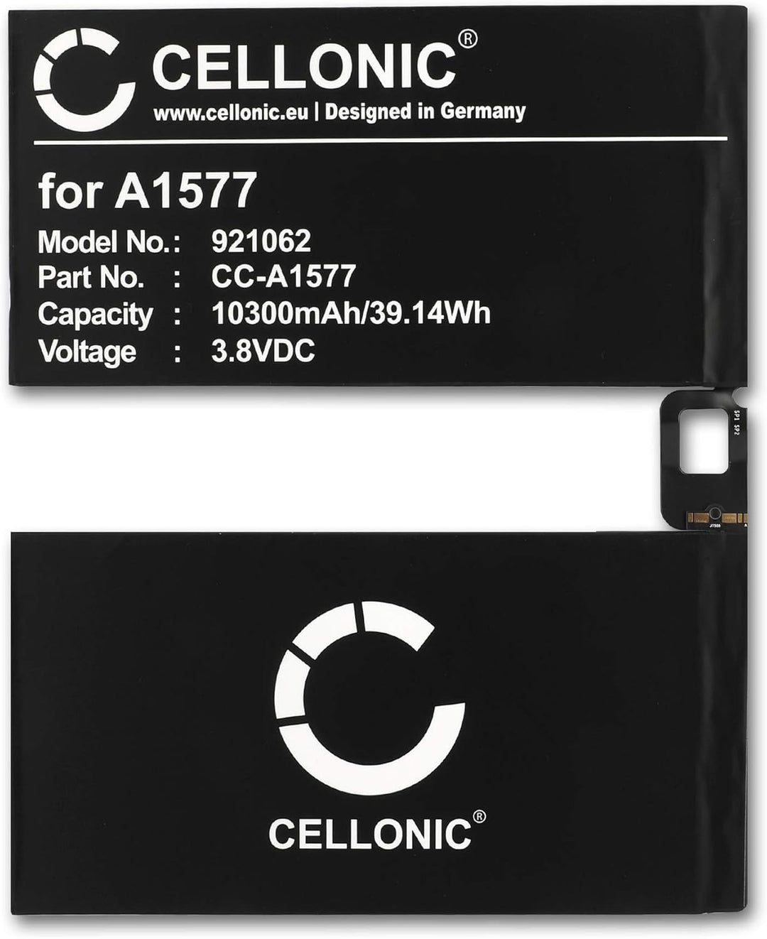 CELLONIC® Ersatz Akku A1577 für Apple iPad Pro 12,9" (A1584 / A1652) 10030mAh Ersatzakku für Tablet