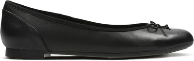 Clarks Damen Couture Bloom Geschlossene Ballerinas 37 EU Black Leather 1, 37 EU Black Leather 1