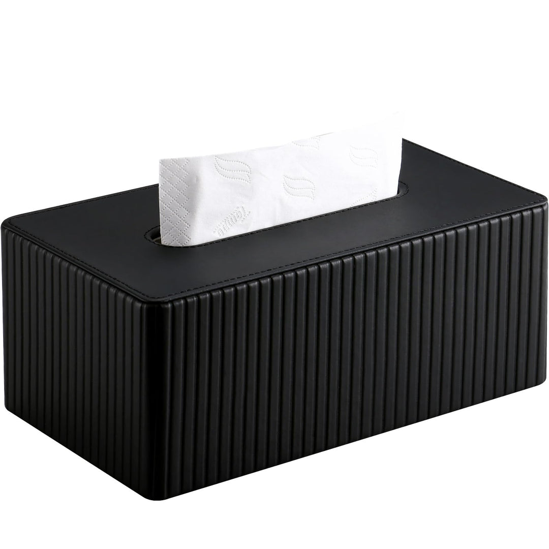 KINGFOM Kosmetiktücherbox Taschentuchbox, Rechteckige Tissue Box Tücherbox für Wohnzimmer, Badezimme