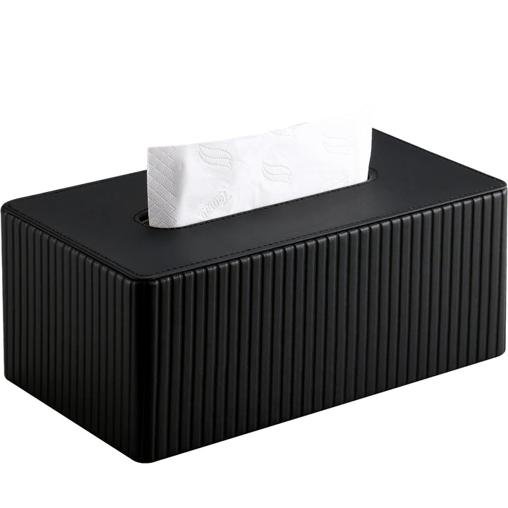 KINGFOM Kosmetiktücherbox Taschentuchbox, Rechteckige Tissue Box Tücherbox für Wohnzimmer, Badezimme