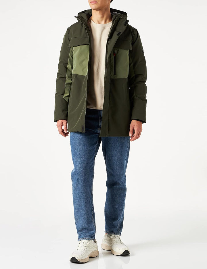 JACK & JONES Herren Jcofriday Bf Parka M Forest Night, M Forest Night