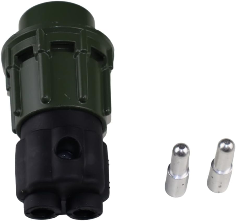 Sertplas NATO Stecker 2 Polig 35mm² inkl.Kontaktbuchse mit Kontaktstift Olivgrün VG96917
