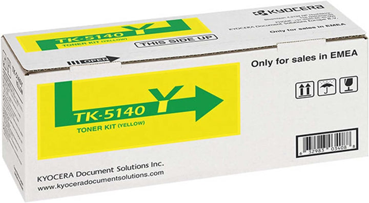 4x Original Kyocera Toner TK5140 TK 5140 für Kyocera Ecosys M 6530 CDN - BK, Cy, Ma, Ye - Leistung: