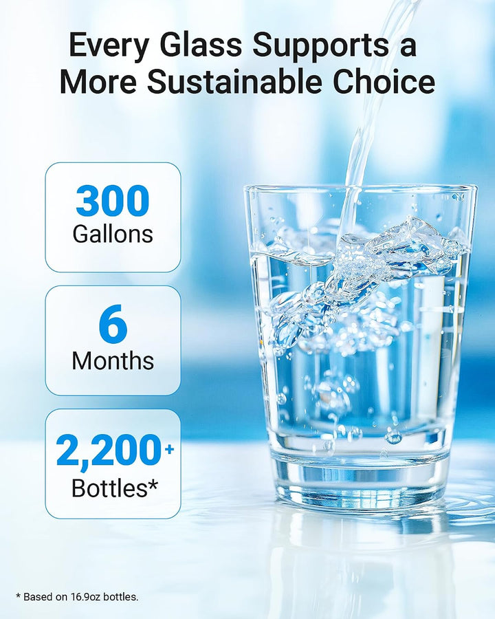 EcoAqua EFF-6011A Kühlschrankwasserfilter Kompatibel mit Samsung DA29-00003G, HAFCU1/XAA, HAFIN2/EXP