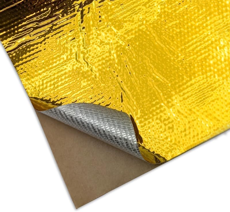 Design Engineering 010393 Reflect-A-Gold Hochtemperatur-reflektierende Selbstklebende Rückseite, 61