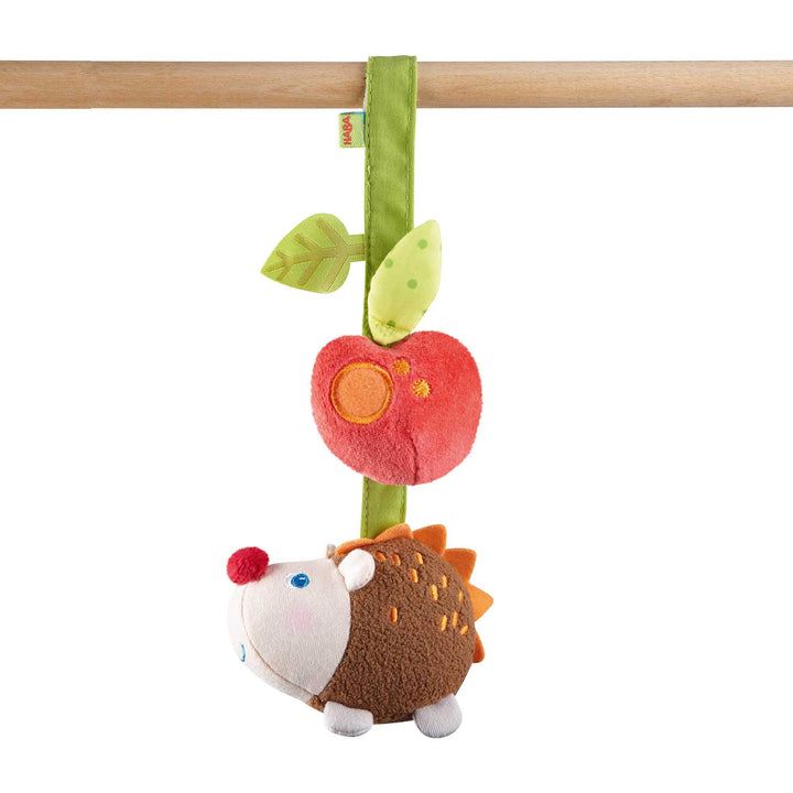 HABA 304285 - Hängefigur Igel, Babyspielzeug aus Textil mit Klapper-Effekt, als Geschenk zur Geburt