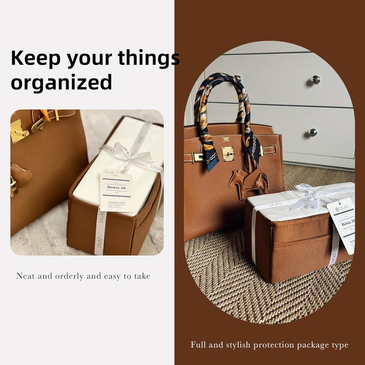 DGAZ Handtaschen Organizer Seide, Taschenorganizer Tasche in Tasche Organizer Innentaschen für Birki