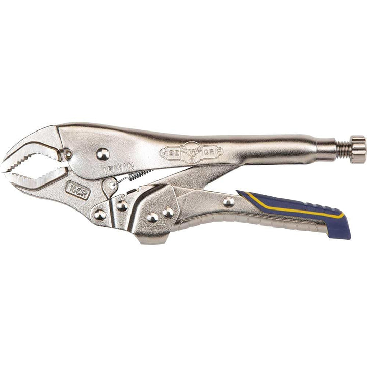 Irwin Fast Release 10CR Gripzange 250 mm, gebogene Backen, Spannweite 48 mm, ProTouch 2K-Griff, T11T