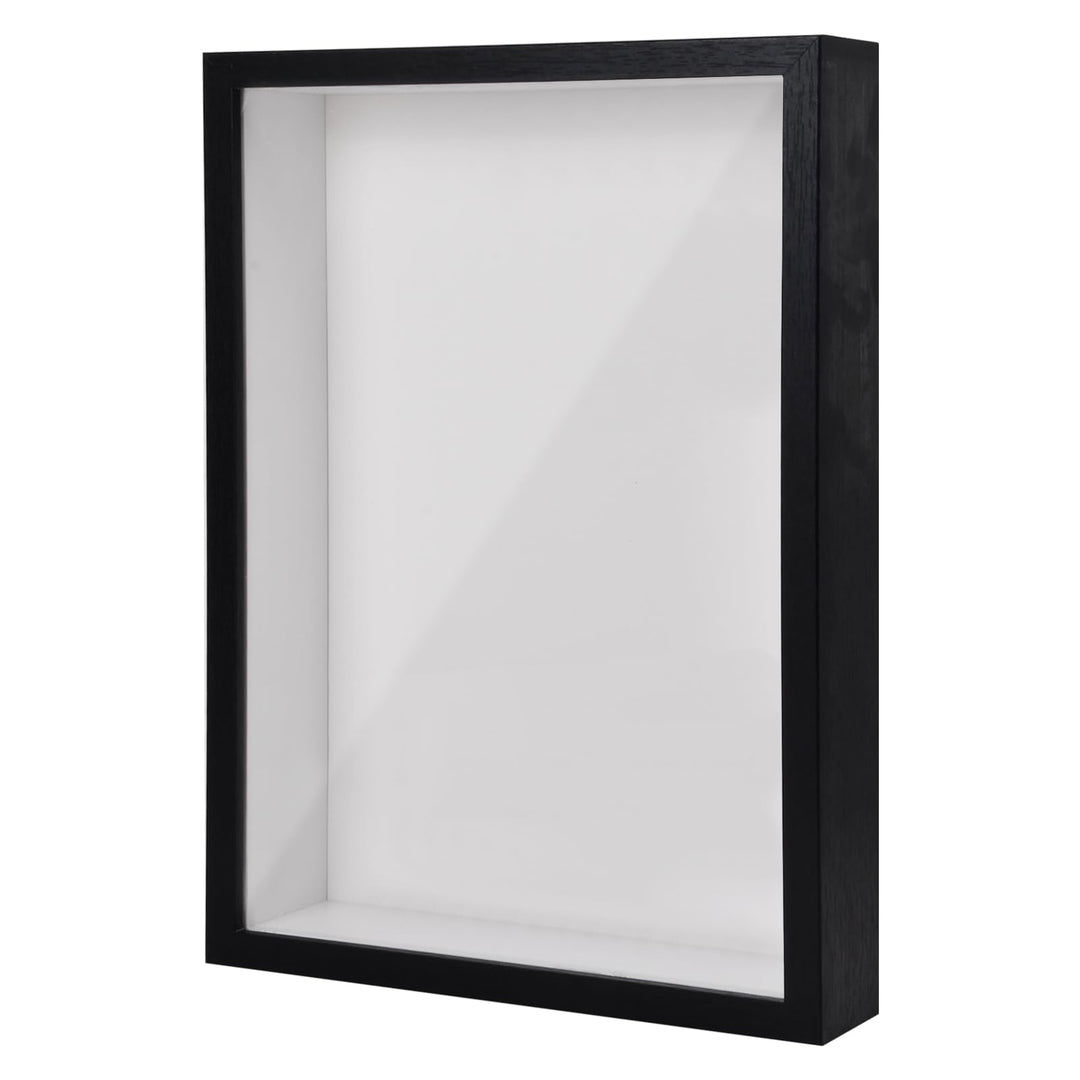 3D Bilderrahmen zum Befüllen A4, Schattenbox Vitrine Rahmen, 3D Tief Objektrahmen mit Transparente A