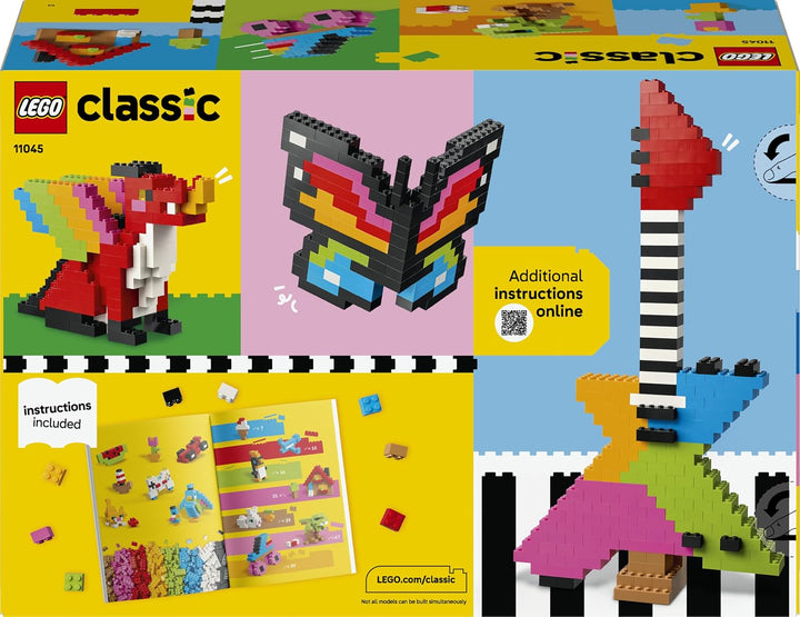 LEGO Classic Kreative Bunte Steine - Lernspielzeug zur Förderung der Feinmotorik - Tiere, Dinosaurie