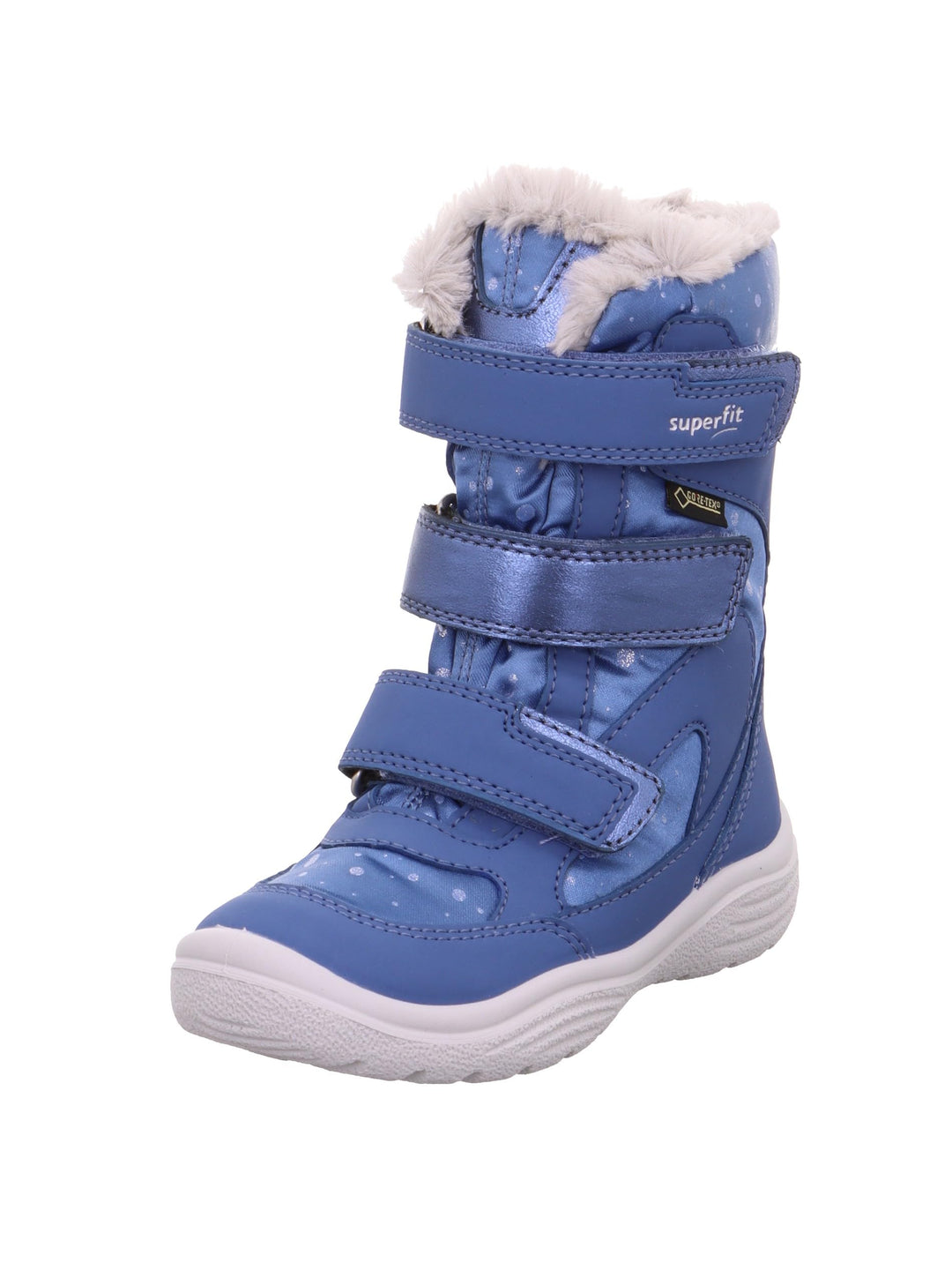 Superfit CRYSTAL Stiefel Gore-Tex 1-009091 Mädchen 25 EU Blau Hellgrau 8010, 25 EU Blau Hellgrau 801