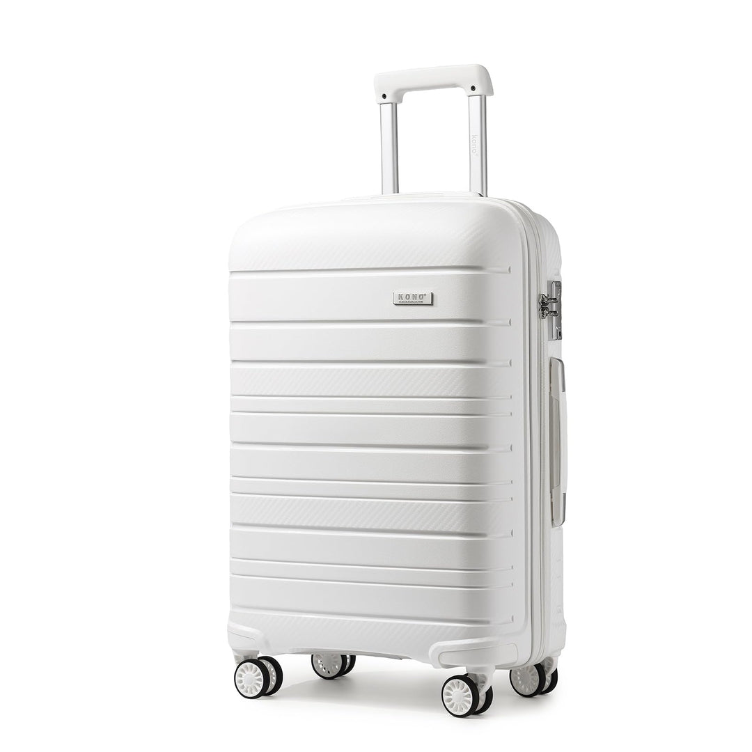 KONO Carry-ons Luggage Kleiner Koffer Handgepäck 55x40x20 Leicht Kabinentrolley Handgepäckkoffer Har