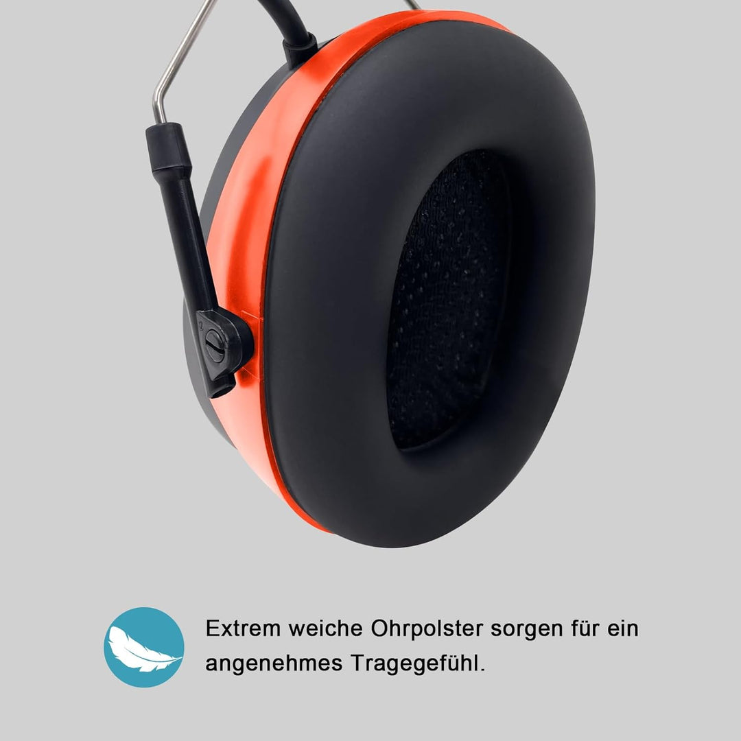 PROTEAR Bluetooth Gehörschutz mit DAB / DAB + FM Radio, wiederaufladbare elektrische Gehörschutzkaps