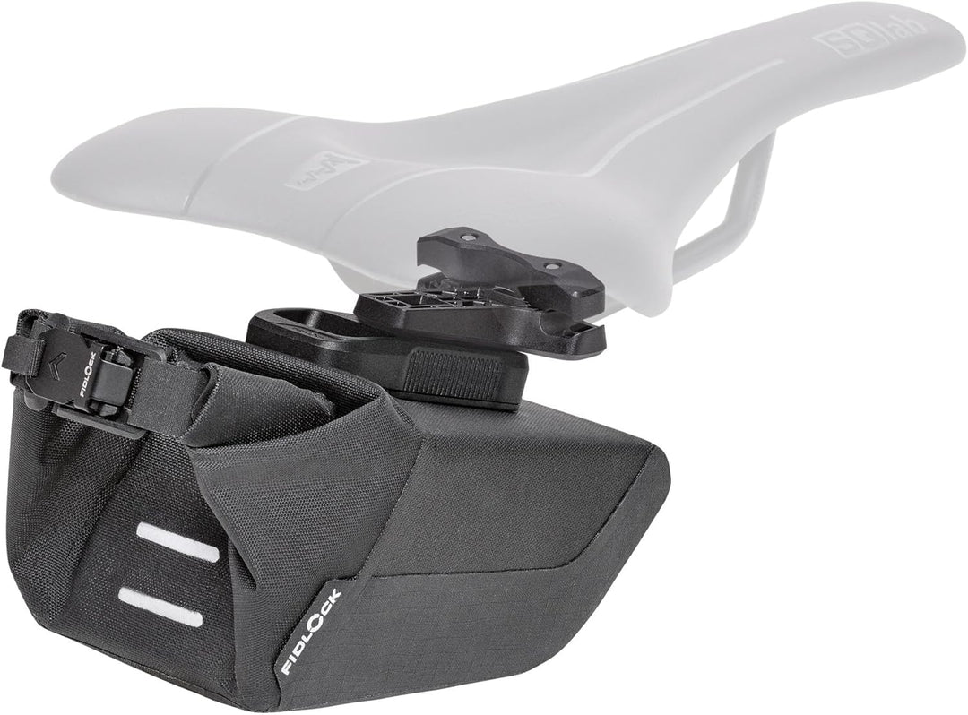 Fidlock Pinclip Saddle Bag + Base, S, Black (BLK)