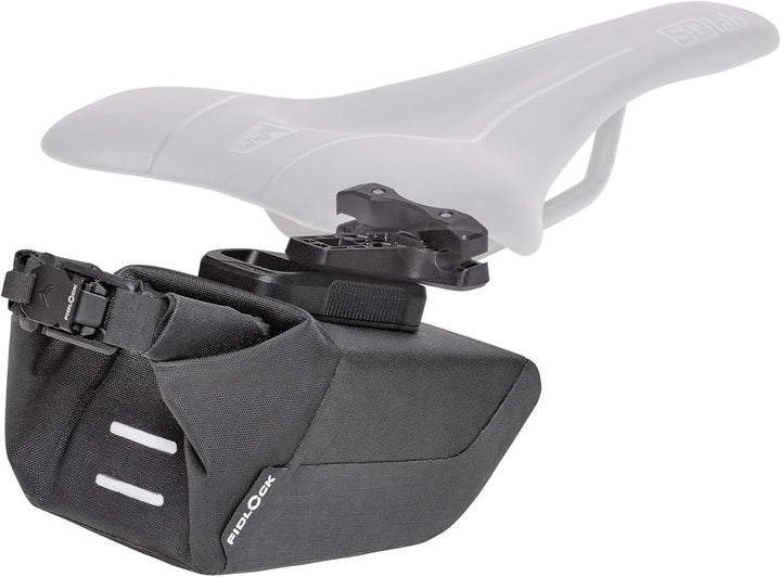 Fidlock Pinclip Saddle Bag + Base, S, Black (BLK)